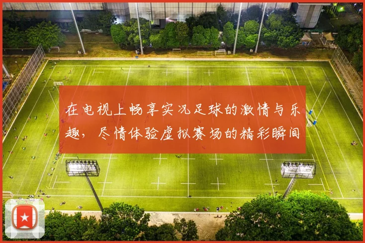 在电视上畅享实况足球的激情与乐趣，尽情体验虚拟赛场的精彩瞬间
